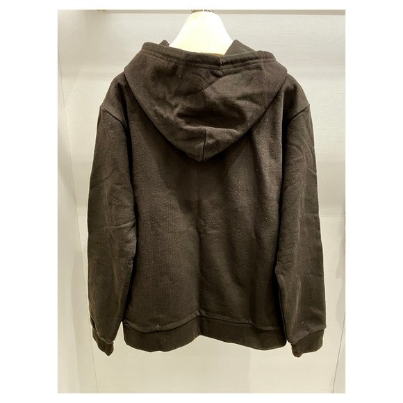 A.P.C.  BENITO DINNER LOGO GRAPHIC HOODIE IN BLK - Picture 13 of 13